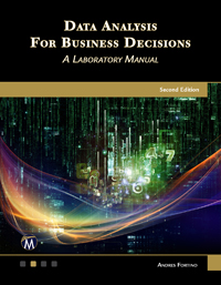 Data Analysis For Business Decisions - A Laboratory Manual
 Book Cover