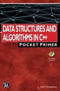 Data Structures And
Algorithms In C++
Pocket Primer
 Book Cover