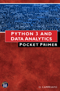 Python 3 and Data Analytics Pocket Primer Book Cover